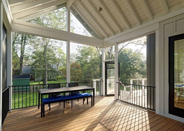 Minimalist porch photo in DC Metro by Houseworks llc | Outdoor Photos | Porch | Landscaping | Landscape Design | Outdoor Living Space | Porch Design Ideas | Outdoor Living Space Ideas | Backyard Design