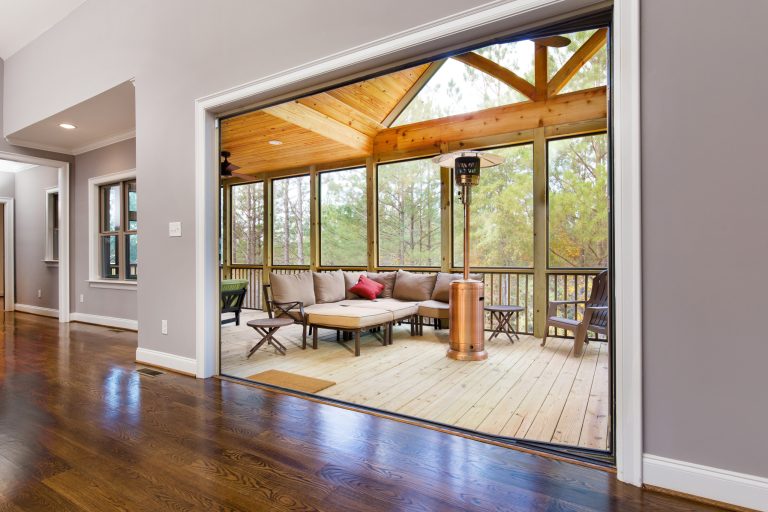 Mountain style porch idea in Birmingham by Taylors Custom Homes & Renovations | Outdoor Photos | Porch | Landscaping | Landscape Design | Outdoor Living Space | Porch Design Ideas | Outdoor Living Space Ideas | Backyard Design