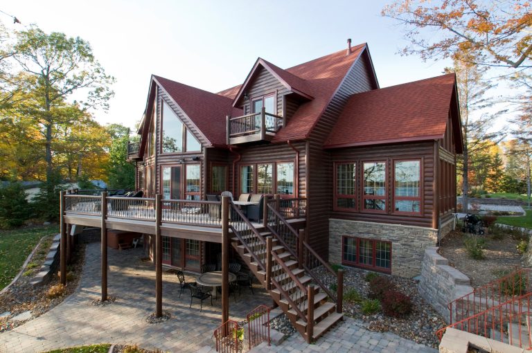 Mountain style porch idea in Minneapolis by Accent Homes | Outdoor Photos | Porch | Landscaping | Landscape Design | Outdoor Living Space | Porch Design Ideas | Outdoor Living Space Ideas | Backyard Design
