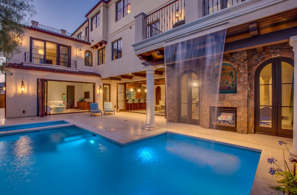New custom estate home situated on two and a half, full walk-street lots in the Sand Section of Manhattan Beach, CA.