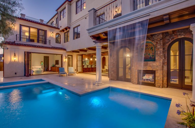 New custom estate home situated on two and a half, full walk-street lots in the Sand Section of Manhattan Beach, CA.