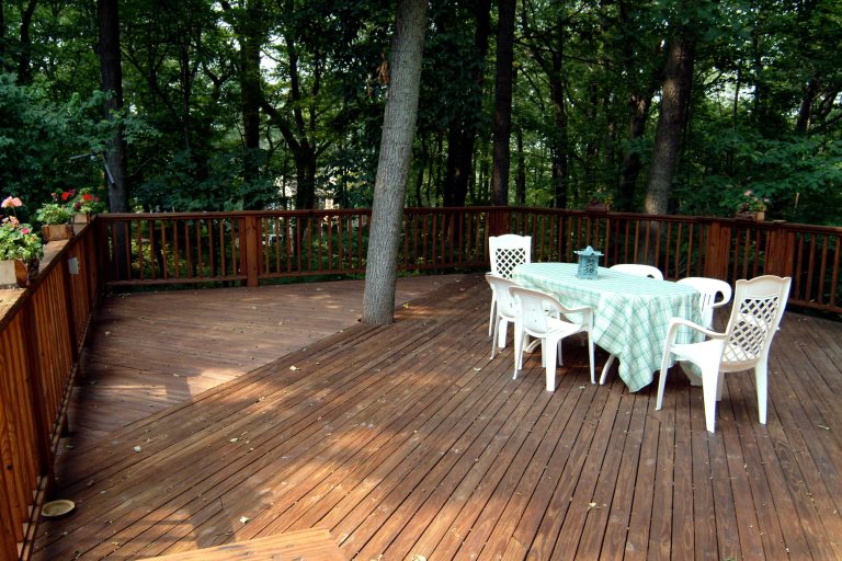 New decking install in existing space