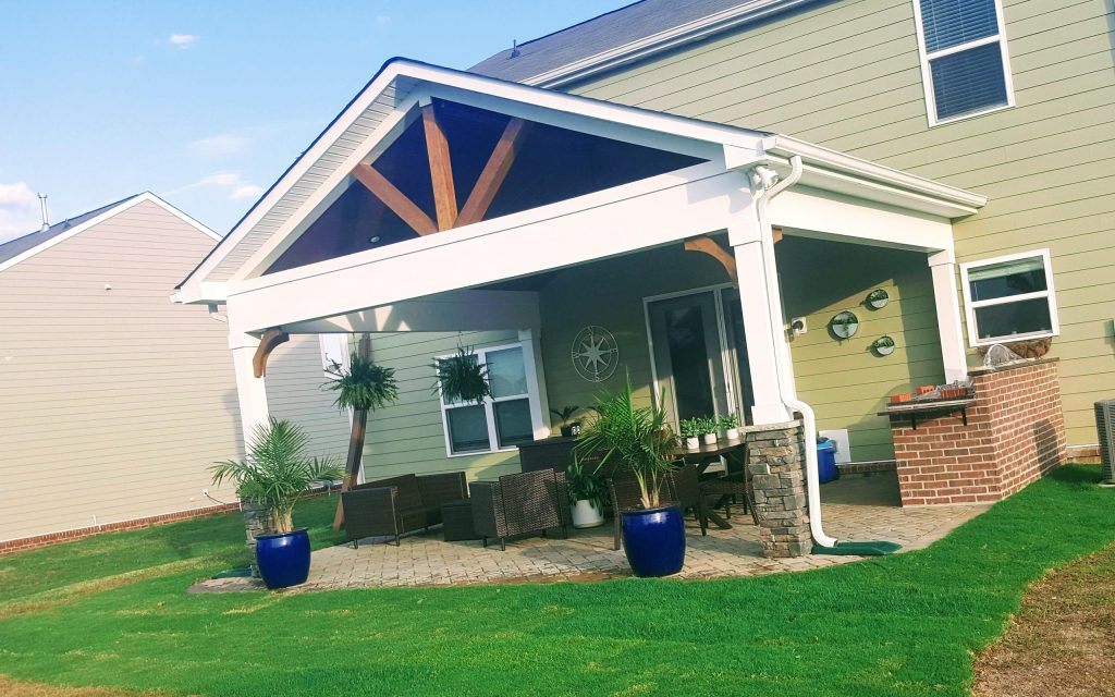 Open Porch with Gable roof