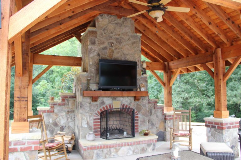 Outdoor covered porch