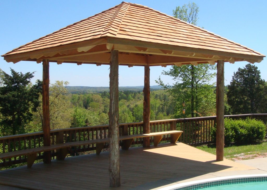Outdoor covered porch