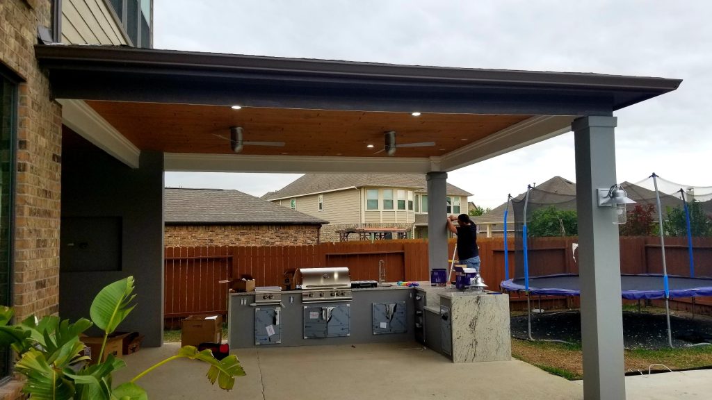PATIO COVER PLUS OUTDOOR KITCHEN