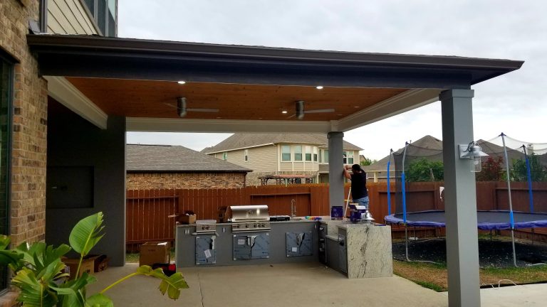 PATIO COVER PLUS OUTDOOR KITCHEN