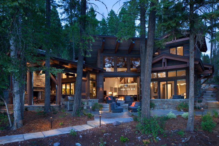 Patio kitchen - mid-sized rustic backyard stone patio kitchen idea in Other with no cover