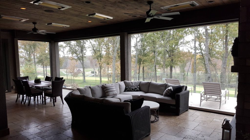 Perfect indoor-outdoor comfort on Kansas City's premiere golf course homes
