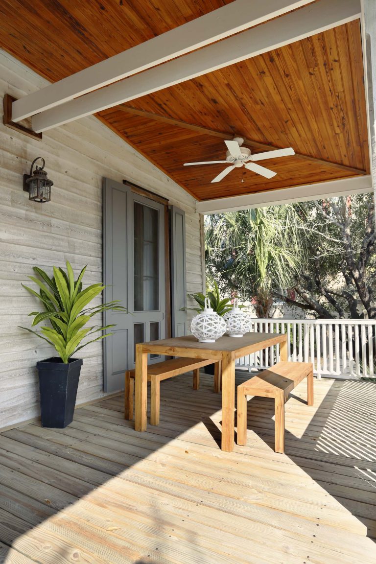 Photos by Matt Bolt Design by Amy Trowman Inspiration for a coastal porch remodel in San Francisco by Matthew Bolt Graphic Design | Outdoor Photos | Porch | Landscaping | Landscape Design | Outdoor Living Space | Porch Design Ideas | Outdoor Living Space Ideas | Backyard Design