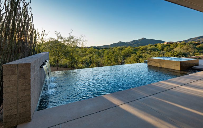 Pool - contemporary pool idea in Phoenix
