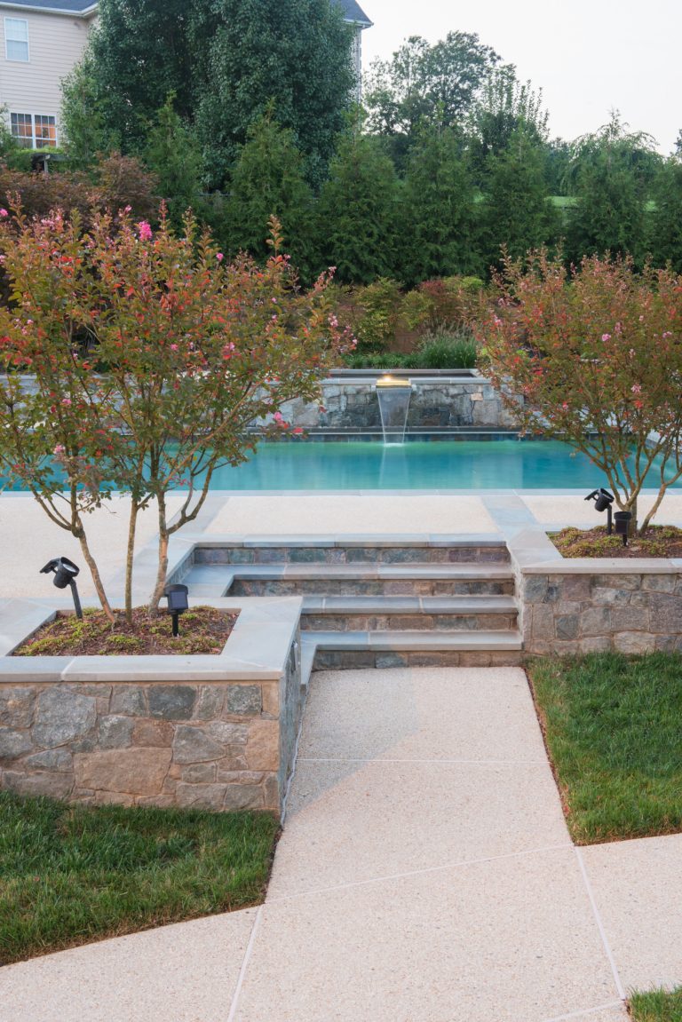 Pool - contemporary rectangular pool idea in DC Metro