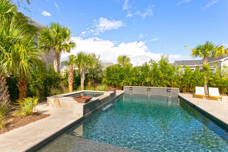 Pool - mediterranean pool idea in Charleston