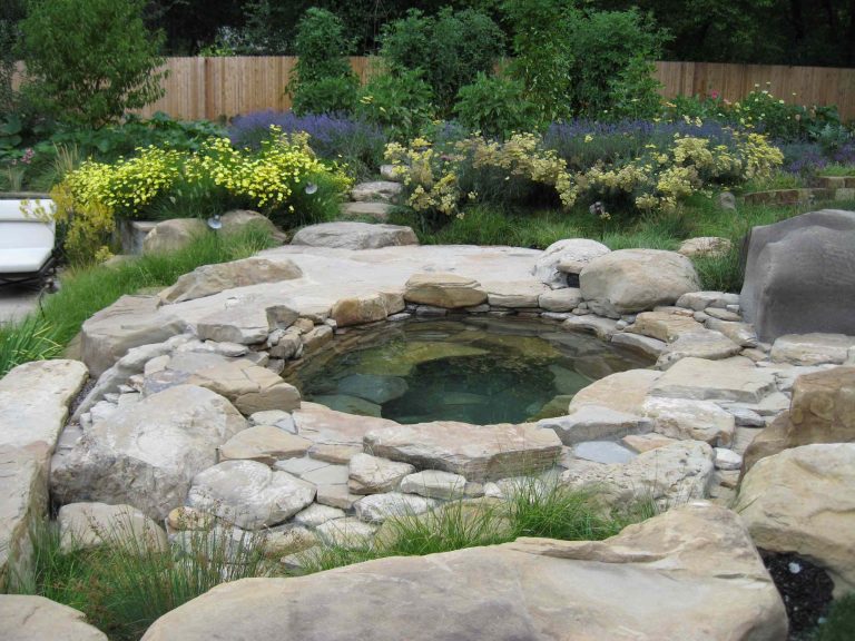 Pool - rustic natural pool idea in San Francisco
