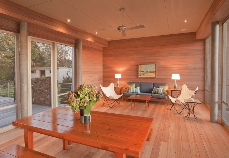 Porch; Photo Credit Peter Vanderwarker