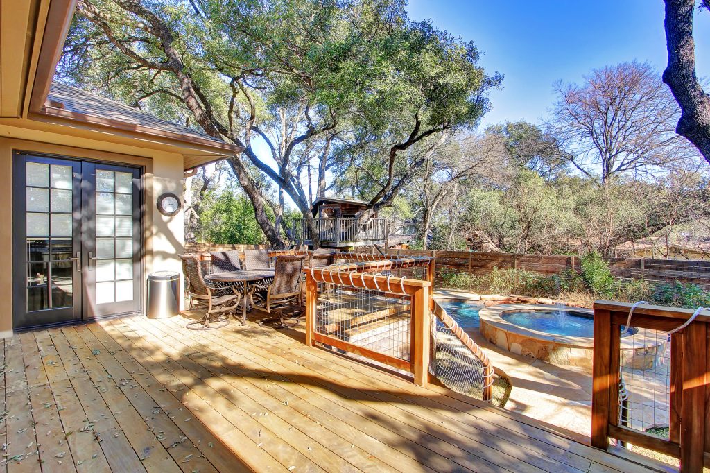 Porch idea in Austin by Hartel Homes | Outdoor Photos | Porch | Landscaping | Landscape Design | Outdoor Living Space | Porch Design Ideas | Outdoor Living Space Ideas | Backyard Design