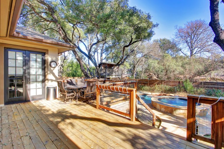 Porch idea in Austin by Hartel Homes | Outdoor Photos | Porch | Landscaping | Landscape Design | Outdoor Living Space | Porch Design Ideas | Outdoor Living Space Ideas | Backyard Design