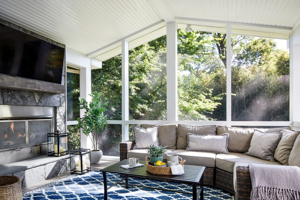 Porch idea in DC Metro by TREX COMPANY INC | Outdoor Photos | Porch | Landscaping | Landscape Design | Outdoor Living Space | Porch Design Ideas | Outdoor Living Space Ideas | Backyard Design