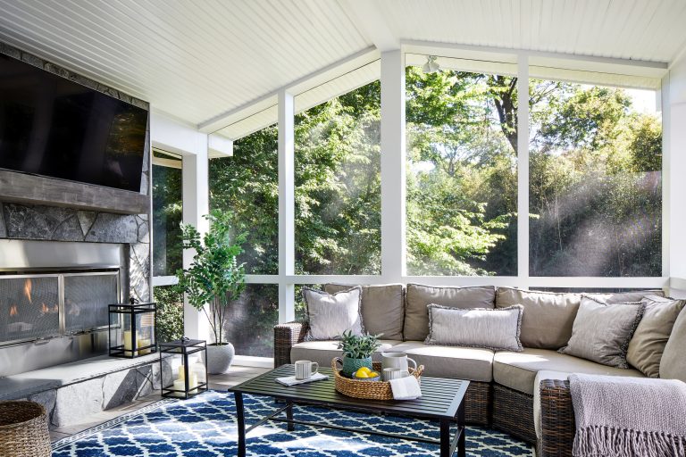 Porch idea in DC Metro by TREX COMPANY INC | Outdoor Photos | Porch | Landscaping | Landscape Design | Outdoor Living Space | Porch Design Ideas | Outdoor Living Space Ideas | Backyard Design