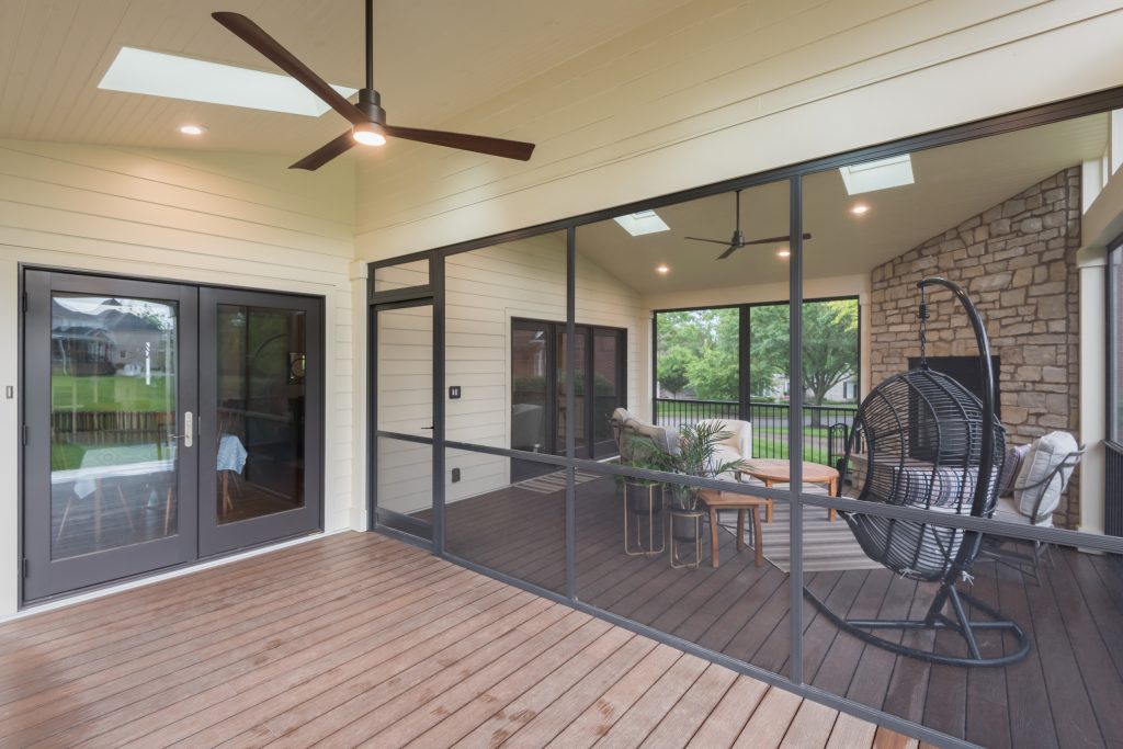 Porch idea in Louisville by Fransen Group | Outdoor Photos | Porch | Landscaping | Landscape Design | Outdoor Living Space | Porch Design Ideas | Outdoor Living Space Ideas | Backyard Design