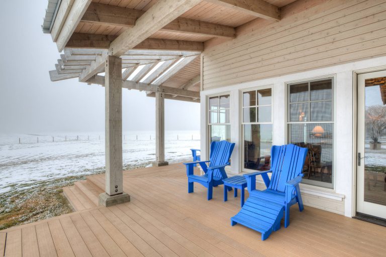 Porch off dining room. Photography by Lucas Henning.