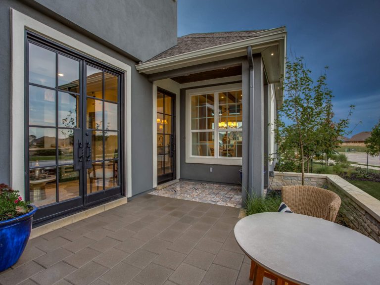 Porch photo in Austin by Sitterle Homes | Outdoor Photos | Porch | Landscaping | Landscape Design | Outdoor Living Space | Porch Design Ideas | Outdoor Living Space Ideas | Backyard Design