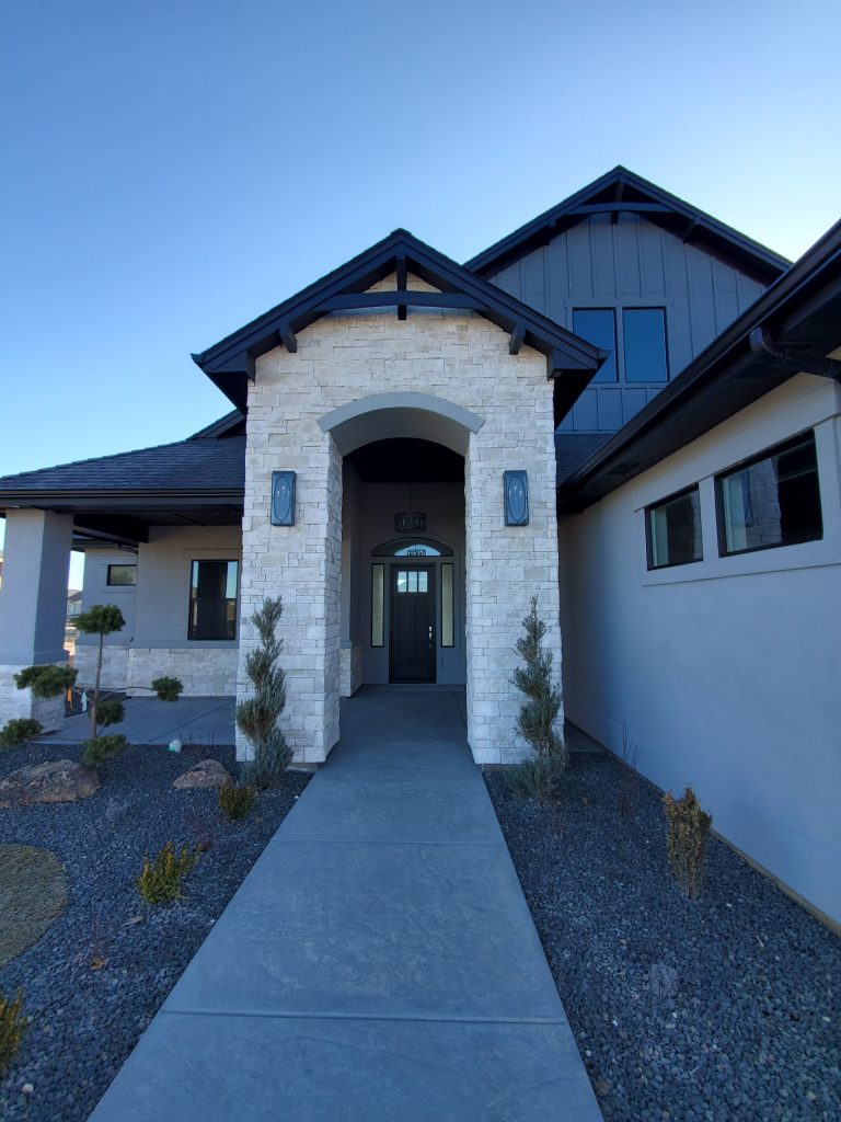 Porch photo in Boise by White Pine Builders Inc. | Outdoor Photos | Porch | Landscaping | Landscape Design | Outdoor Living Space | Porch Design Ideas | Outdoor Living Space Ideas | Backyard Design