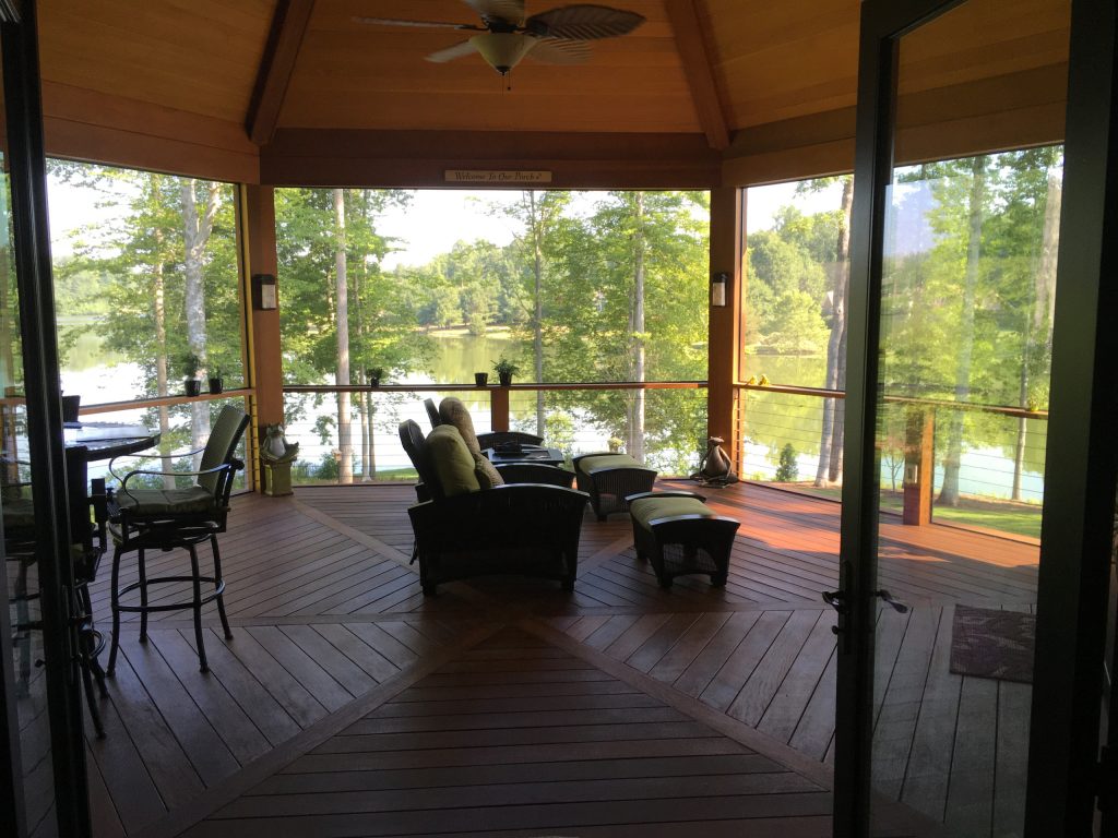 Porch photo in Bridgeport by CONNECTICUT SCREEN WORKS INC | Outdoor Photos | Porch | Landscaping | Landscape Design | Outdoor Living Space | Porch Design Ideas | Outdoor Living Space Ideas | Backyard Design