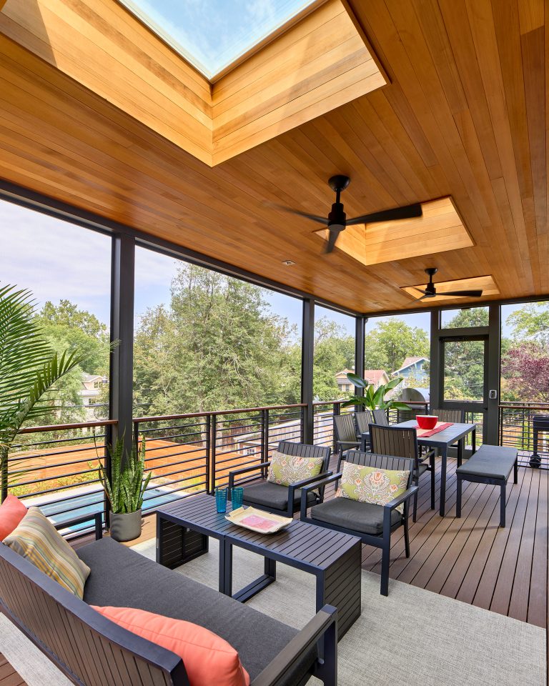 Porch photo in DC Metro by american building dynamics | Outdoor Photos | Porch | Landscaping | Landscape Design | Outdoor Living Space | Porch Design Ideas | Outdoor Living Space Ideas | Backyard Design