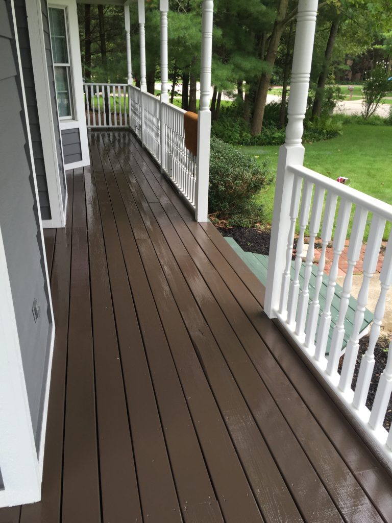 Porch photo in Grand Rapids by A-1 Painting Management | Outdoor Photos | Porch | Landscaping | Landscape Design | Outdoor Living Space | Porch Design Ideas | Outdoor Living Space Ideas | Backyard Design