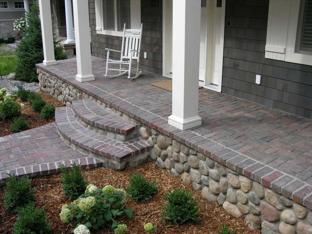 Porch photo in Minneapolis by Rivard Stone Inc. | Outdoor Photos | Porch | Landscaping | Landscape Design | Outdoor Living Space | Porch Design Ideas | Outdoor Living Space Ideas | Backyard Design