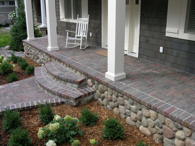 Porch photo in Minneapolis by Rivard Stone Inc. | Outdoor Photos | Porch | Landscaping | Landscape Design | Outdoor Living Space | Porch Design Ideas | Outdoor Living Space Ideas | Backyard Design