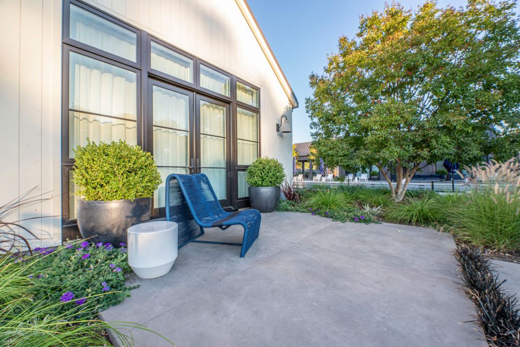 Private patio to the second master