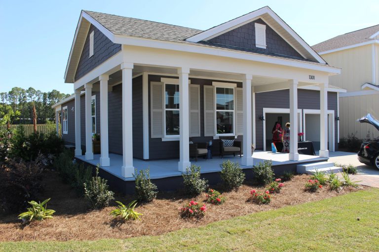 Ranch plan with large wrap around front porch