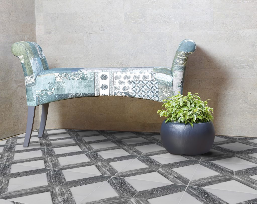 Real Bianco Dolomite Marble in Wood-look! Our etched wood-look tile offers the warmth of hardwood with the enduring qualities of natural stone.