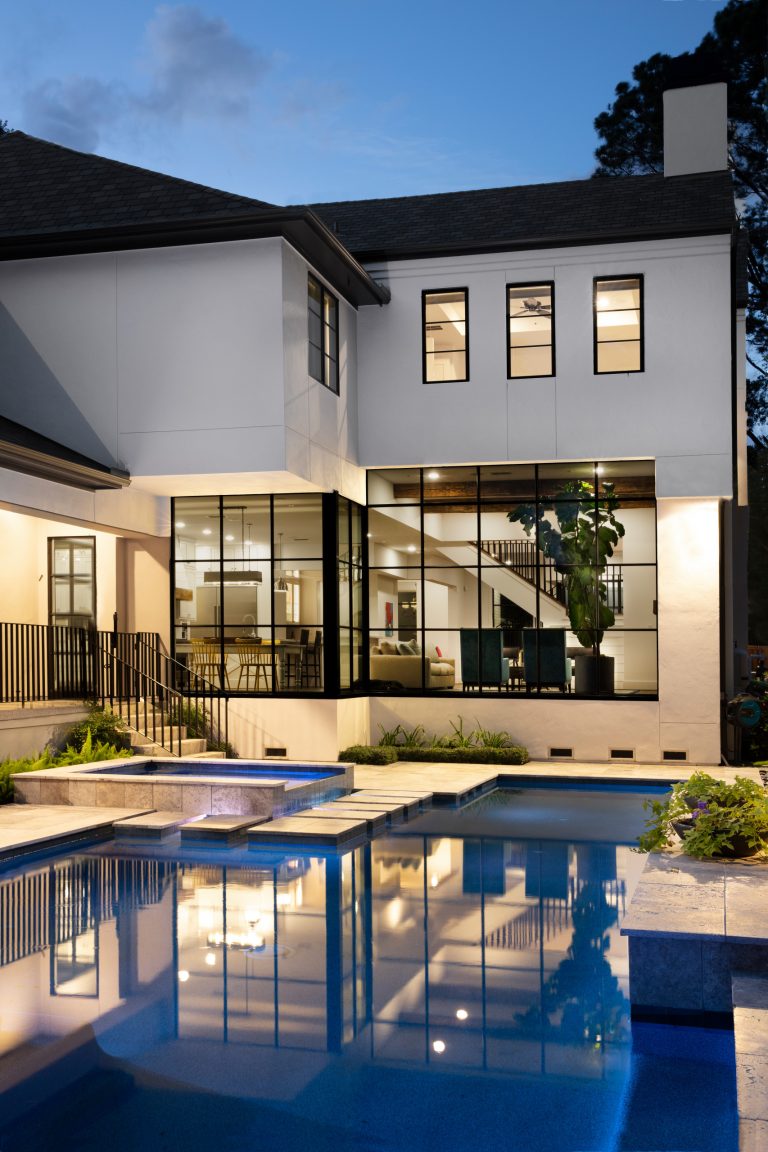 Rehme Steel Windows & Doors | Frankel Building Group | Cate Black PhotographyHot tub - modern backyard hot tub idea in Houston by Rehme Steel Windows & Doors | Pool design | Pool Contracting | Swimming Pool Ideas | Swimming Pool Design Ideas