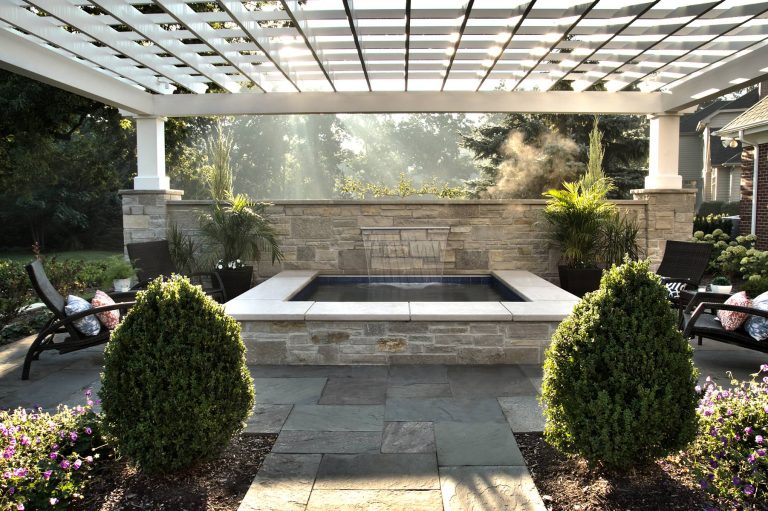 Request Free Quote Beautiful spa with a waterfall.