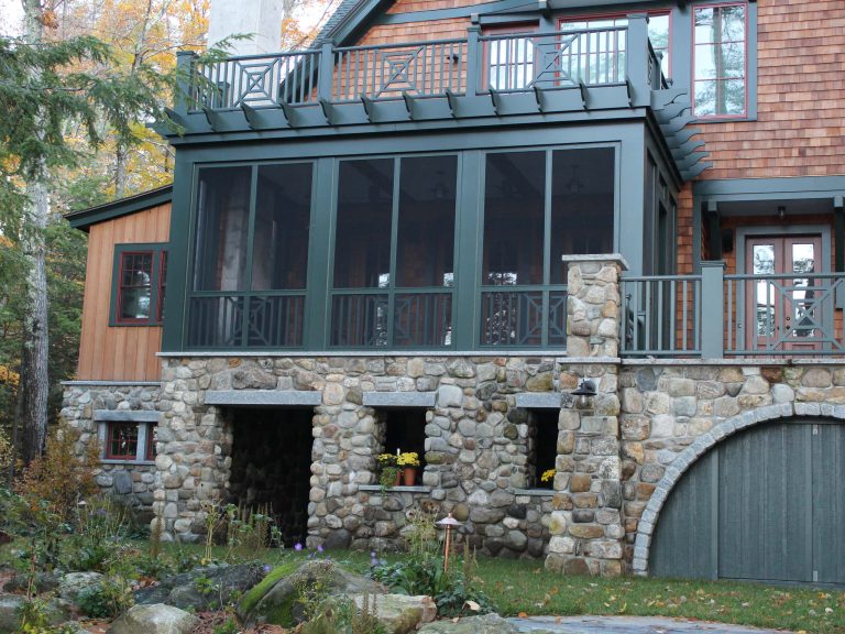 Screen porch lake side