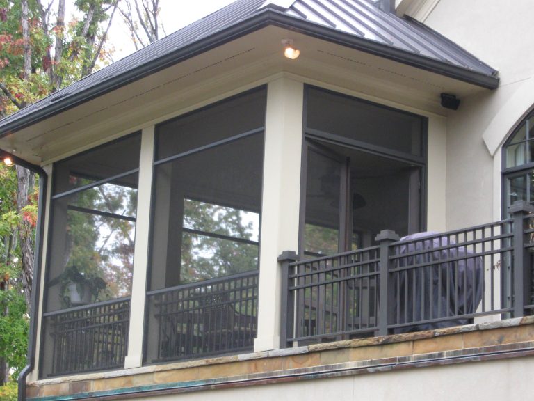 Screened porch overlooking Lake Wylie, North Carolina, but would be ideal for any outdoor setting!