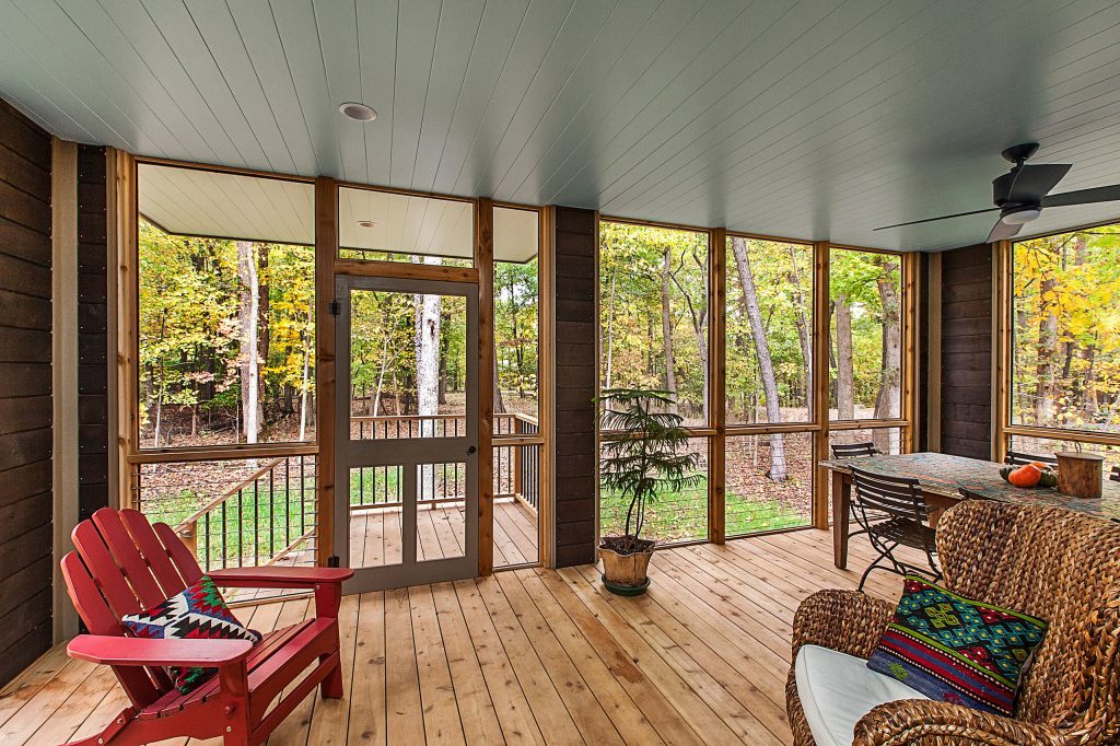 Screened porch, photograph by Jeff Garland