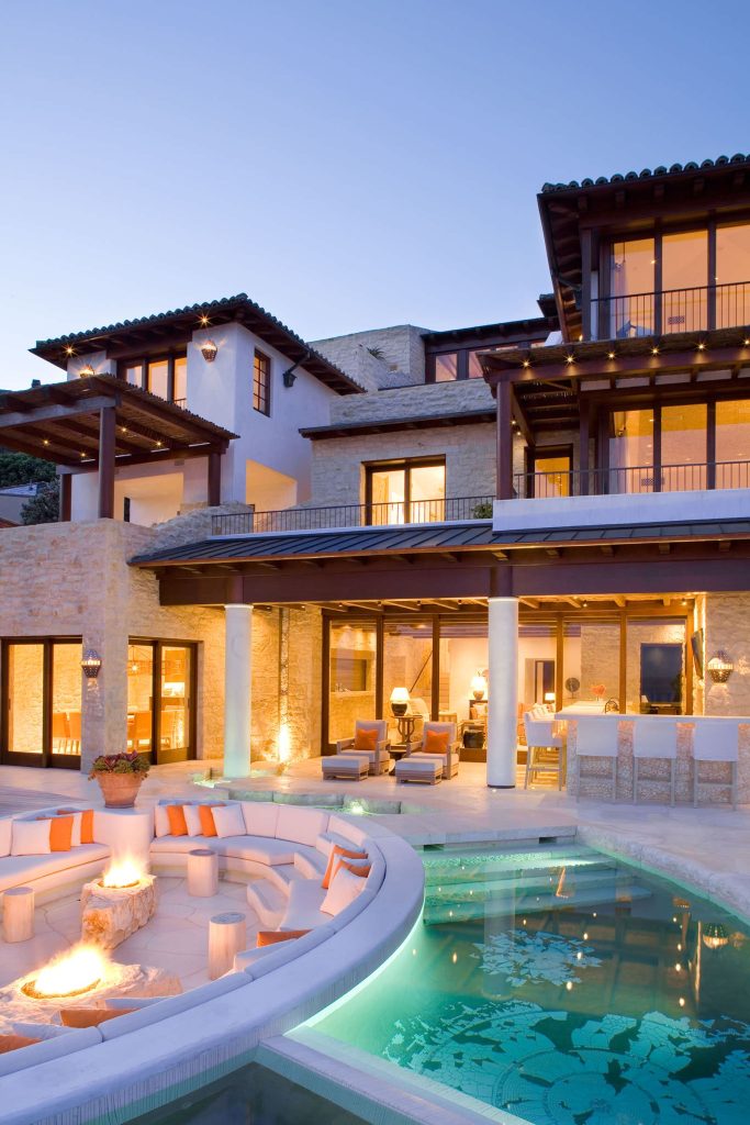 Seaside Mediterranean home in Emerald Bay, CA by Evens Architects - Pool
