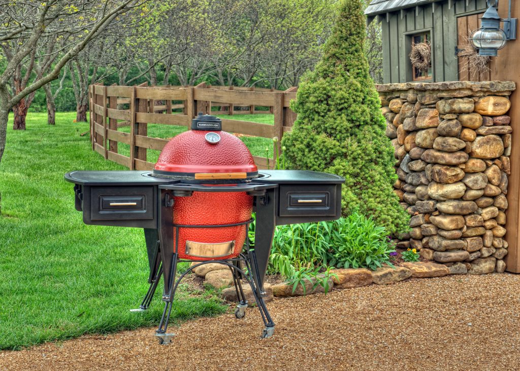 Select Outdoor Kitchens "Roost" with the Classic Kamado Joe Grill
