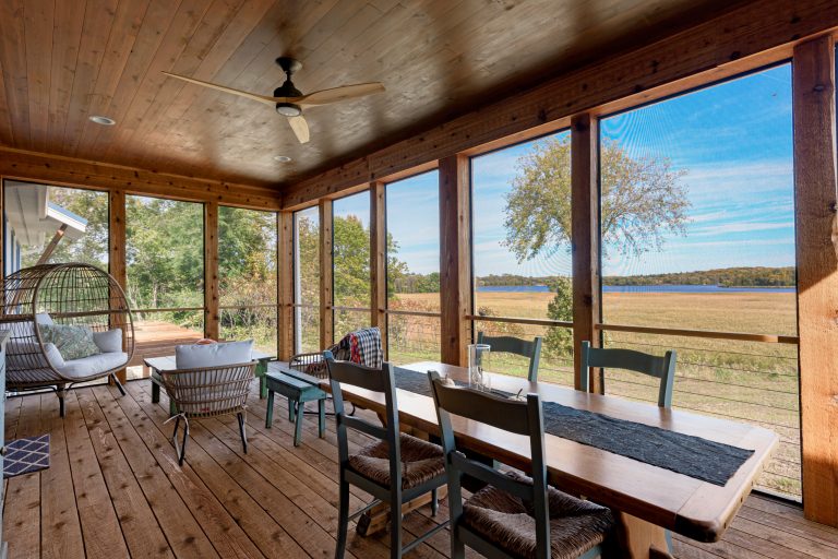 Simple, rustic charm with views, views, views.