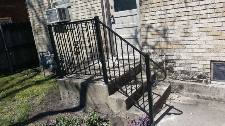 Small classic porch idea in Houston with decking and a pergola by 14 Gauge Iron Works | Outdoor Photos | Porch | Landscaping | Landscape Design | Outdoor Living Space | Porch Design Ideas | Outdoor Living Space Ideas | Backyard Design