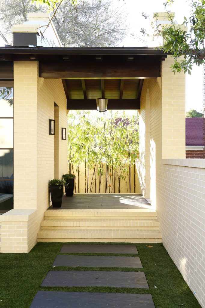 Small trendy porch idea in Tampa by Jones Architecture | Outdoor Photos | Porch | Landscaping | Landscape Design | Outdoor Living Space | Porch Design Ideas | Outdoor Living Space Ideas | Backyard Design