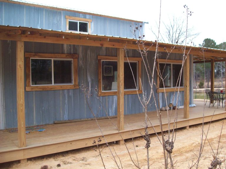 South side of the porch photos taken by owner