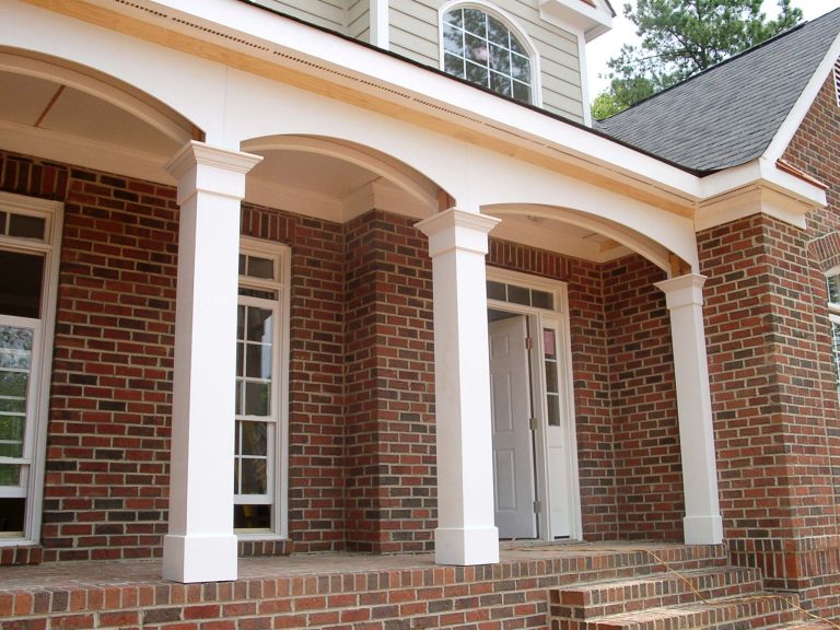 Square porch posts http://worthingtonmillwork.com/porch-columns/ by Worthington Millwork, LLC | Outdoor Photos | Porch | Landscaping | Landscape Design | Outdoor Living Space | Porch Design Ideas | Outdoor Living Space Ideas | Backyard Design