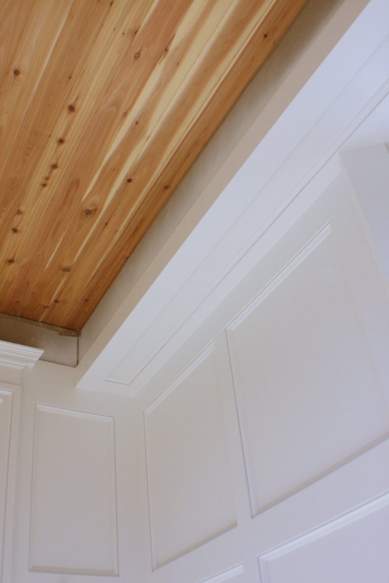 The tongue and groove soffit is to die for!
