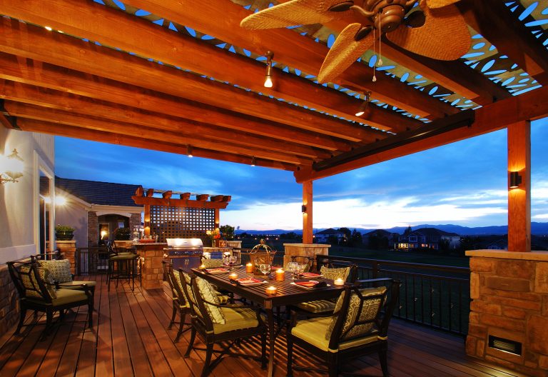 There's plenty of room to entertain guests up here! This deck is spacious and the views are unreal.