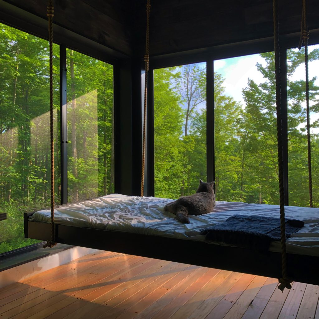 This 26' x9' screened porch is suuronded by nature. Ippe decking with complete wataer-proofing and drain is installed below. Abundant cross ventilation during summer, keeping the bugs out. by Bryanoji Design Studio | Outdoor Photos | Porch | Landscaping | Landscape Design | Outdoor Living Space | Porch Design Ideas | Outdoor Living Space Ideas | Backyard Design